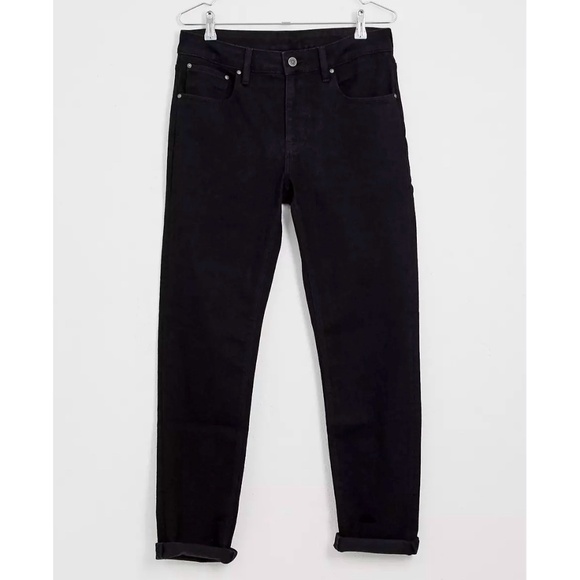 ASOSBlack Streetwear Stretch Slim Mens Jeans